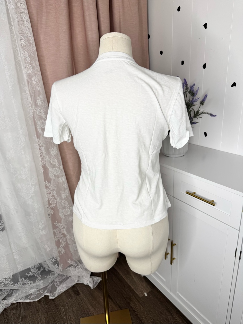 Aerie canned sardines White Graphic Tee BIN#22 - Picture 3 of 4